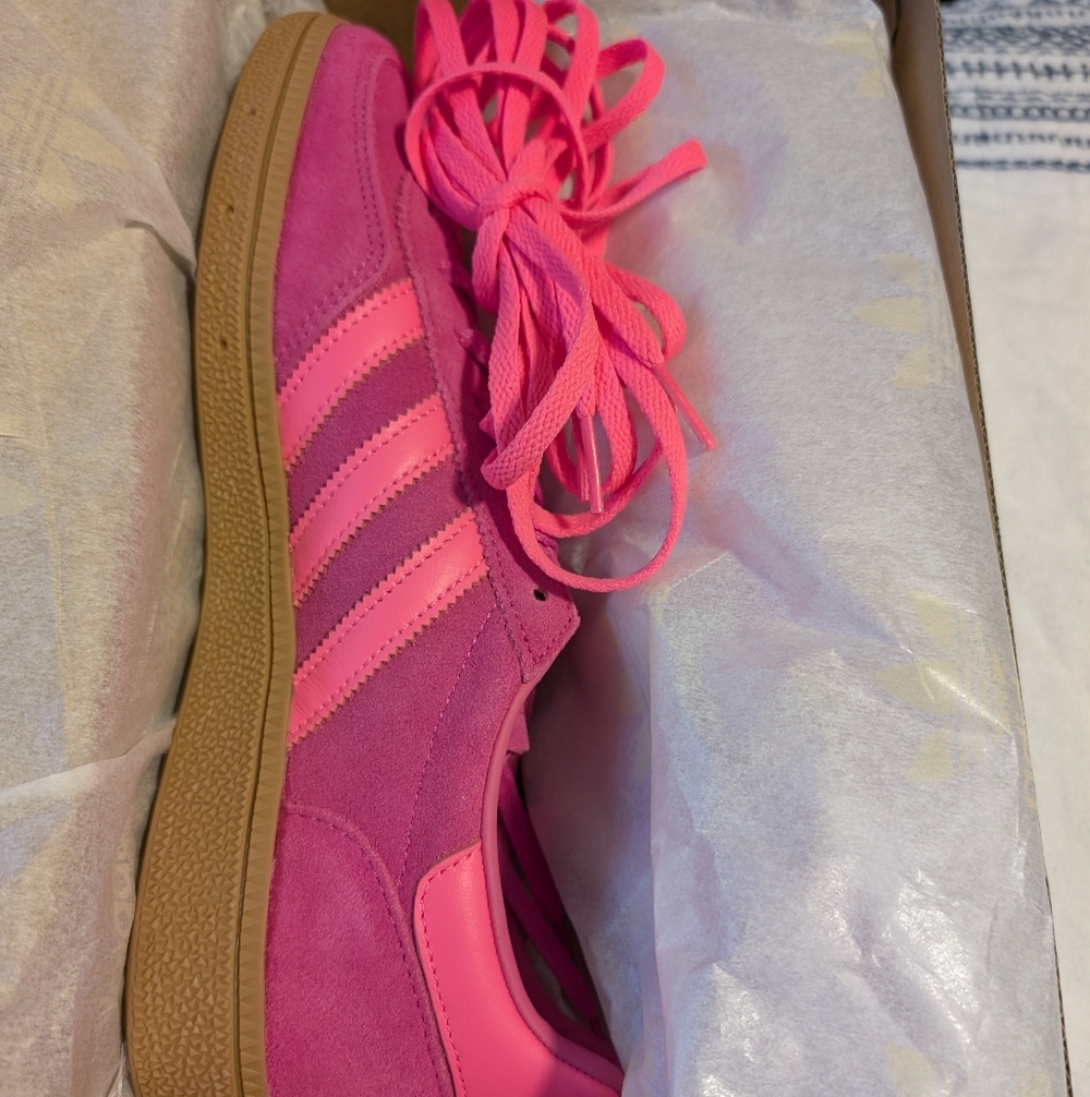 Handball Spezial Semi Lucid Fuschia/ Lucid Pink Shoes - Picture 5 of 6